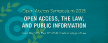 Open Access Symposium 2015 Banner